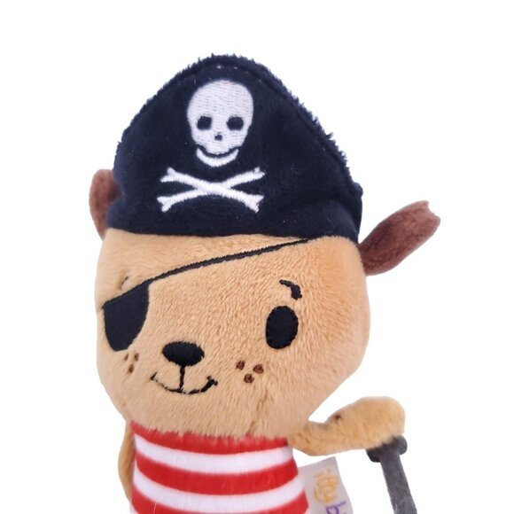 Pirate Party Pup Hallmark‎ itty bitty bittys Dog Stuffed Animal Skull Crossbones - Picture 3 of 6